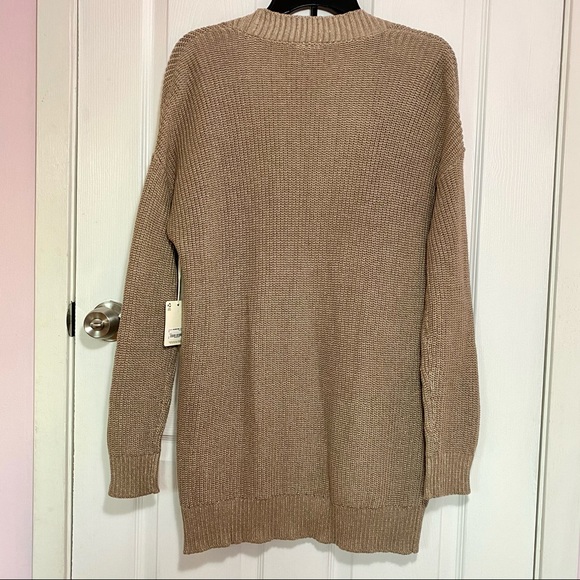 NEW Cozy Knit Oatmeal Cardigan S - Picture 5 of 9